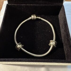 Pandora Moments Sterling Silver Snake Chain Bracelet